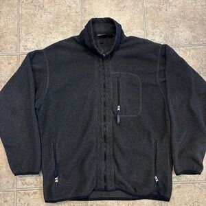 Vintage 90S Patagonia Synchilla Gray Zip Up Fleece Jacket Usa Made Size XL